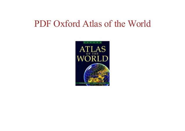 Oxford Atlas Ebook